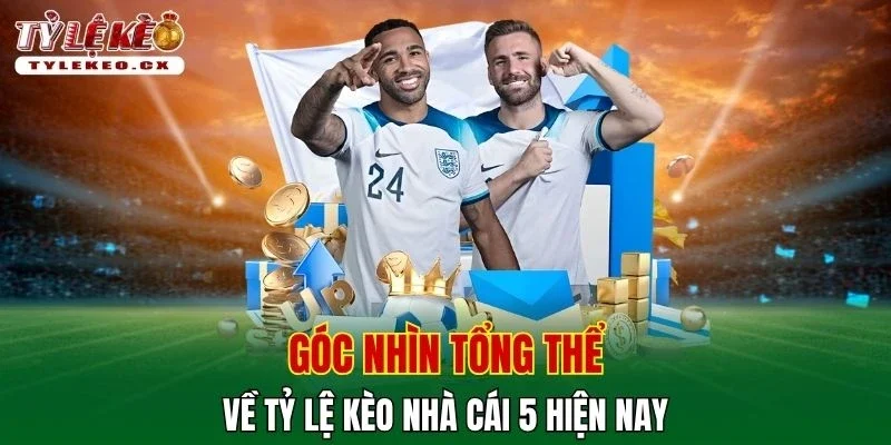 Góc nhìn tổng thể về tỷ lệ kèo nhà cái 5 hiện nay